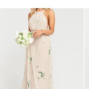 Show Me Your MuMu Cream Floral Maxi Dress